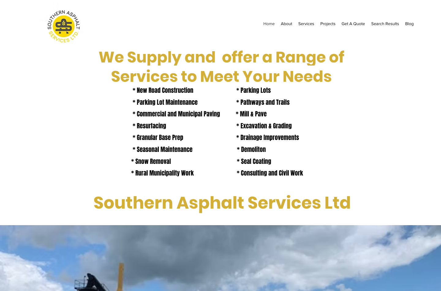 Southern Asphalt Services Ltd